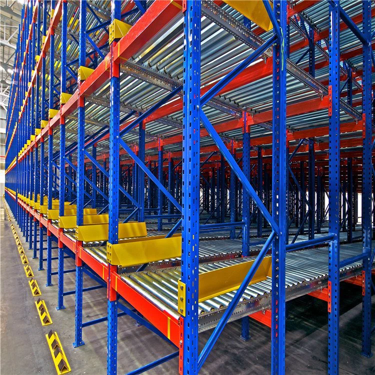 Heavy Duty Cold Storage Gravity Pallet Flow Racking System Heavy Duty Cold Storage Gravity Pallet Flow Racking System
