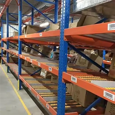 FIFO yerçekimi karton akış rafı nedir?